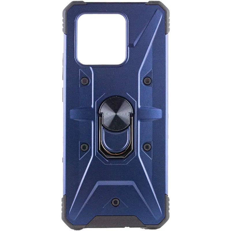 Ударостійкий чохол Pathfinder Ring для Xiaomi Redmi 10C / Poco C40 Синій / Navy