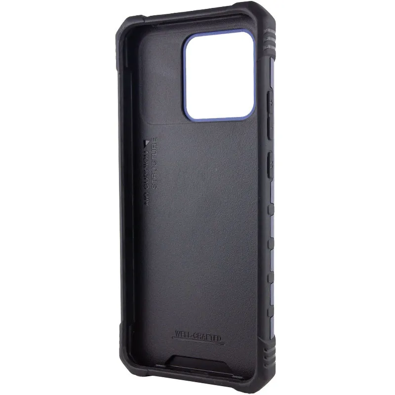 Ударостійкий чохол Pathfinder Ring для Xiaomi Redmi 10C / Poco C40 Синій / Navy — фото 3