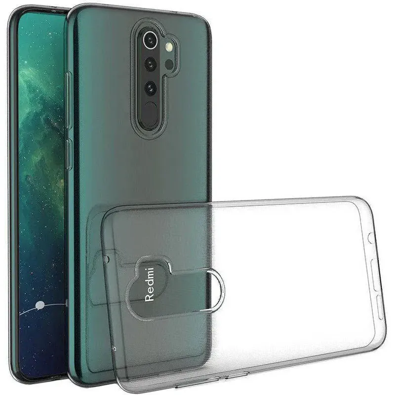 TPU чохол Epic Transparent 1,5mm для Xiaomi Redmi Note 8 Pro Безбарвний