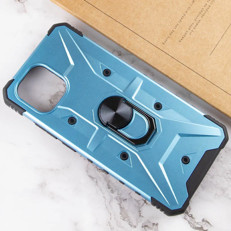 Ударостійкий чохол Pathfinder Ring для Samsung Galaxy A04 Блакитний / Light Blue — фото 4