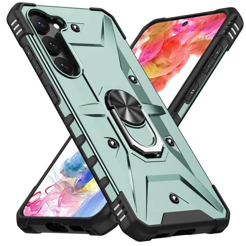 Ударостійкий чохол Pathfinder Ring для Samsung Galaxy A54 5G Зелений / Green — фото 2