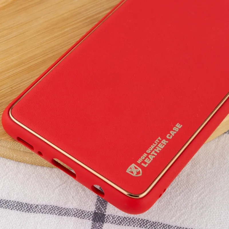 Шкіряний чохол Xshield для Samsung Galaxy A04s Червоний / Red — фото 4