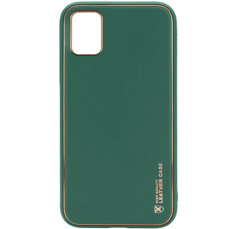 Шкіряний чохол Xshield для Samsung Galaxy A04s Зелений / Army green