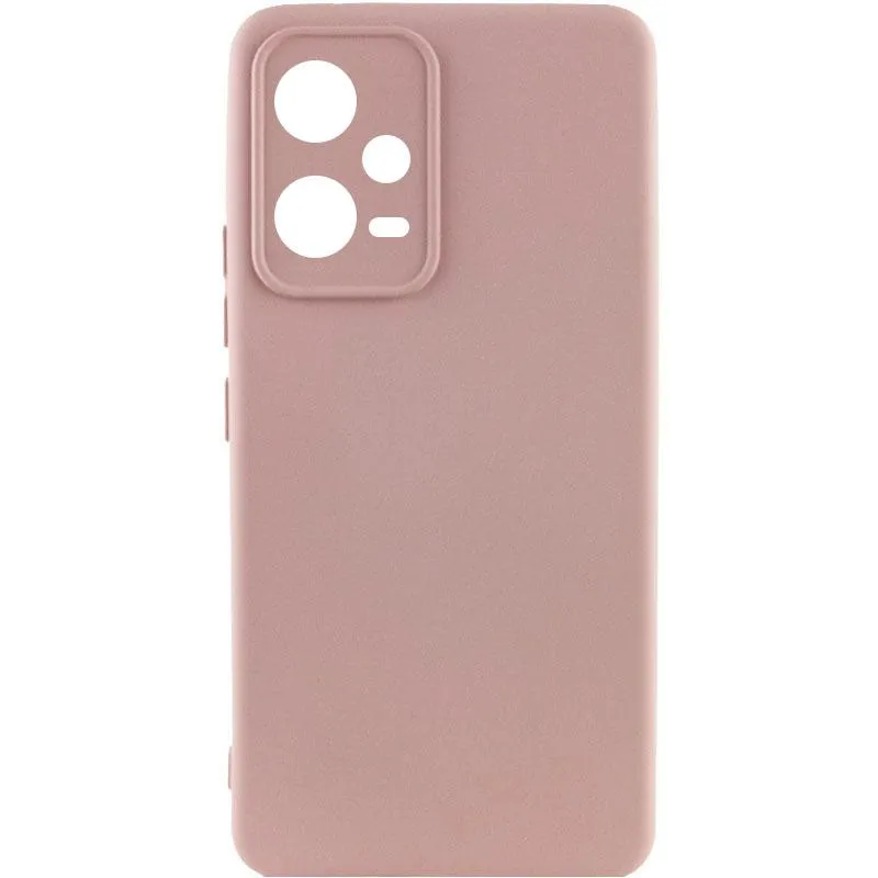 Чохол Silicone Cover Lakshmi Full Camera для Xiaomi Poco X5 5G / Redmi Note 12 5G Рожевий / Pink Sand