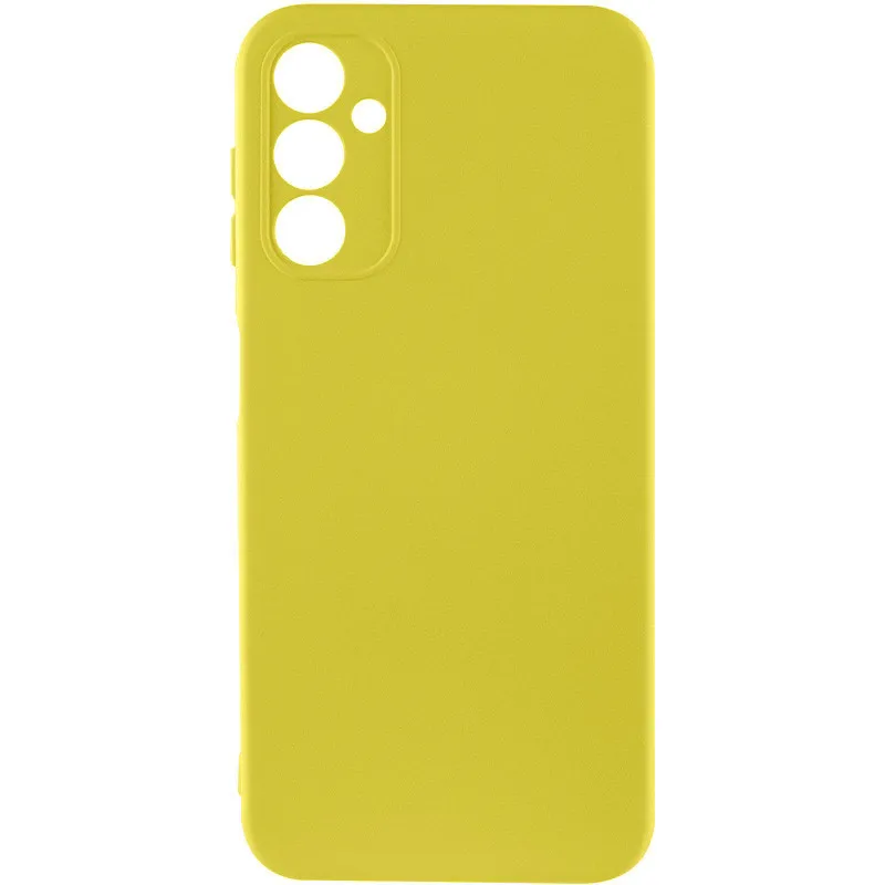 Чохол Silicone Cover Lakshmi Full Camera для Samsung Galaxy A14 4G/5G Жовтий / Flash
