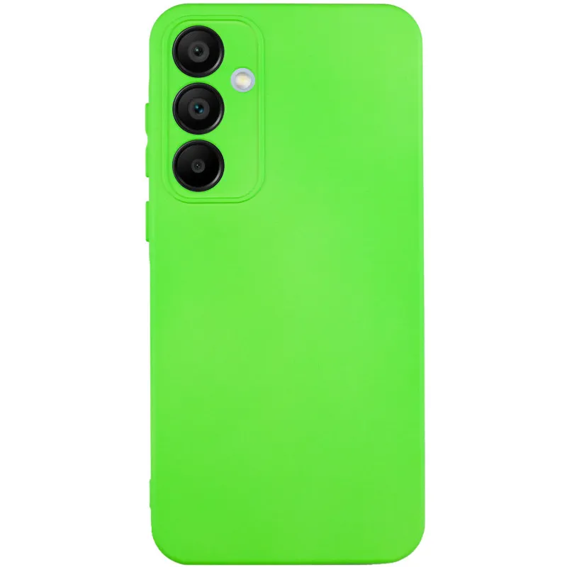 Чохол Silicone Cover Lakshmi Full Camera для Samsung Galaxy A14 4G/5G Салатовий / Neon Green