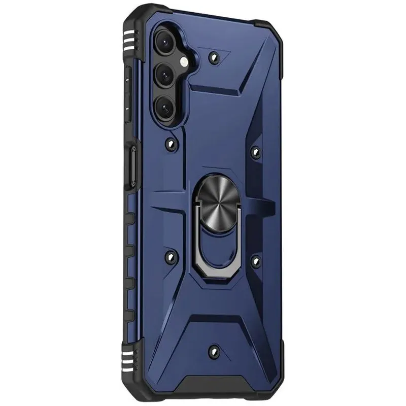 Ударостійкий чохол Pathfinder Ring для Samsung Galaxy A14 4G/5G Синій / Navy — фото 3