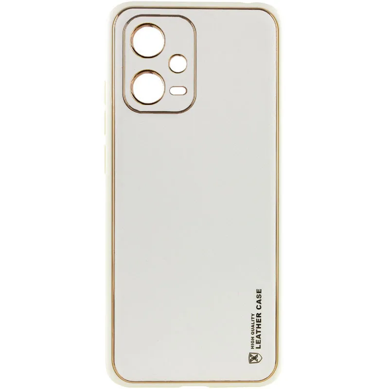 Шкіряний чохол Xshield для Xiaomi Poco X5 5G / Redmi Note 12 5G Білий / White
