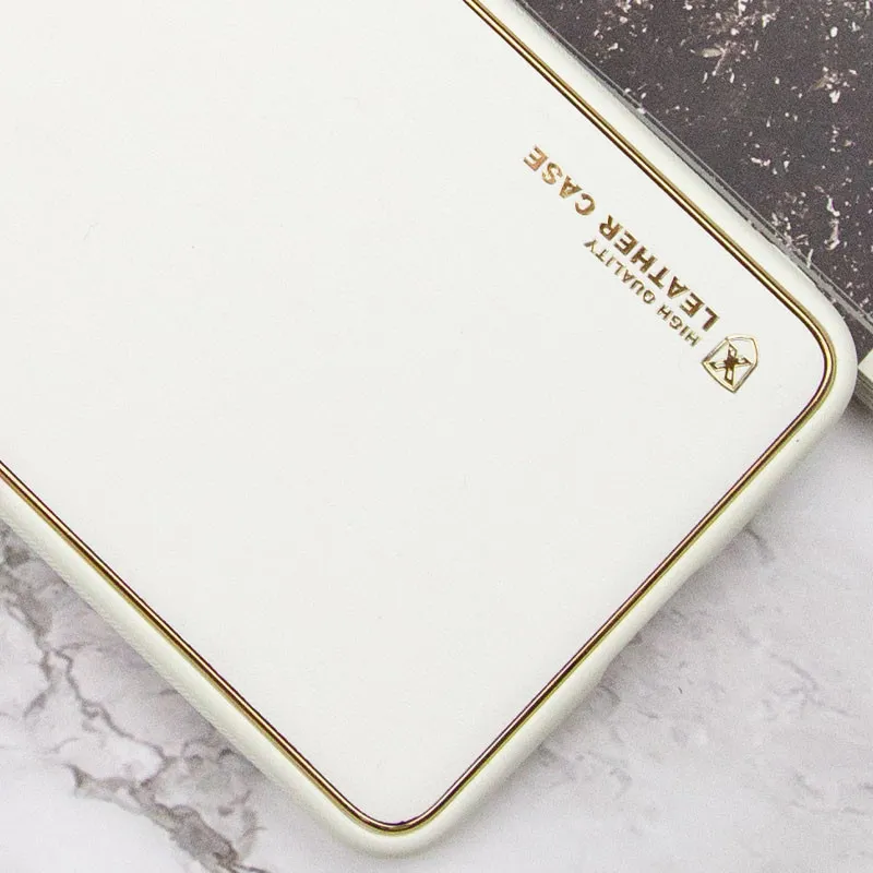 Шкіряний чохол Xshield для Xiaomi Poco X5 5G / Redmi Note 12 5G Білий / White — фото 3