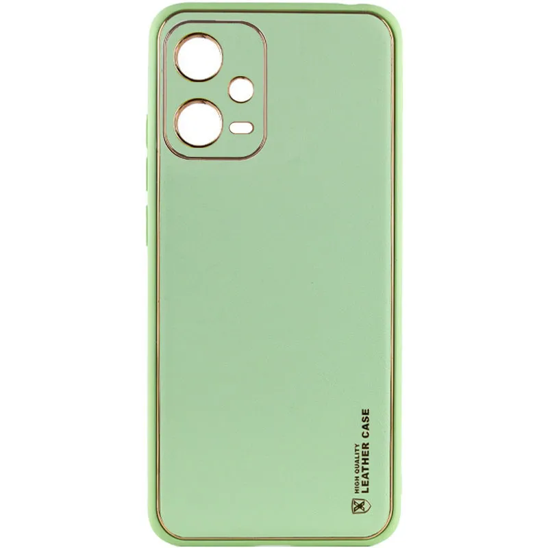 Шкіряний чохол Xshield для Xiaomi Poco X5 5G / Redmi Note 12 5G Зелений / Pistachio