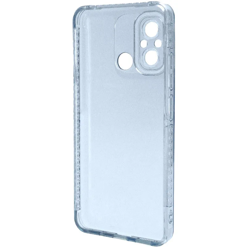 Чохол TPU Starfall Clear для Xiaomi Redmi 12C Блакитний — фото 4