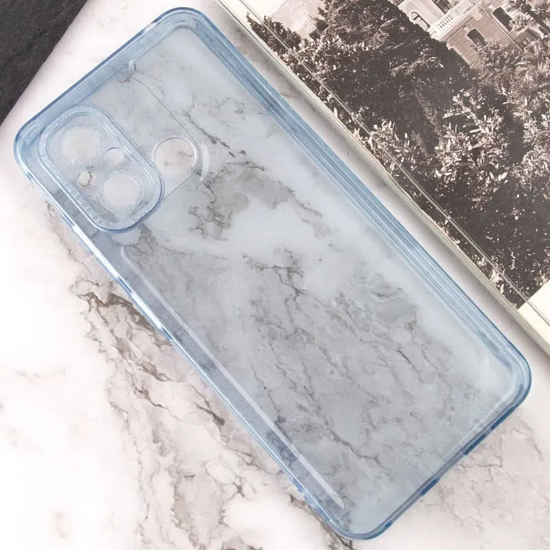 Чохол TPU Starfall Clear для Xiaomi Redmi 12C Блакитний — фото 5