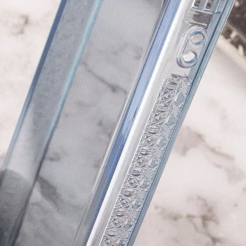 Чохол TPU Starfall Clear для Xiaomi Redmi 12C Блакитний — фото 6