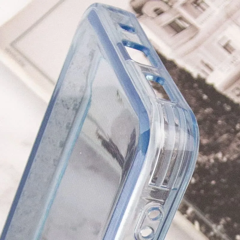 Чохол TPU Starfall Clear для Xiaomi Redmi 12C Блакитний — фото 7