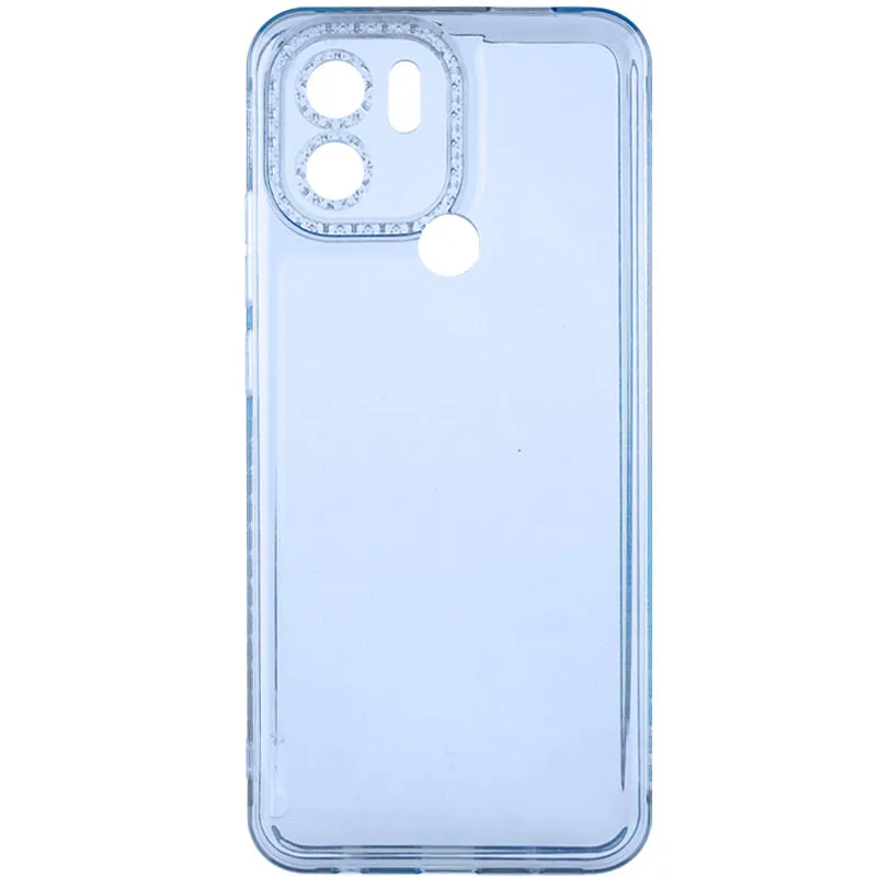Чохол TPU Starfall Clear для Xiaomi Poco C51 Блакитний — фото 3