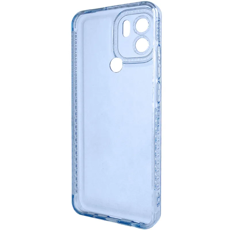 Чохол TPU Starfall Clear для Xiaomi Poco C51 Блакитний — фото 4