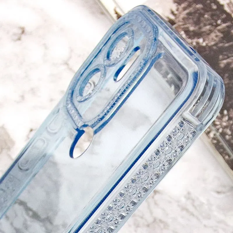 Чохол TPU Starfall Clear для Xiaomi Poco C51 Блакитний — фото 7