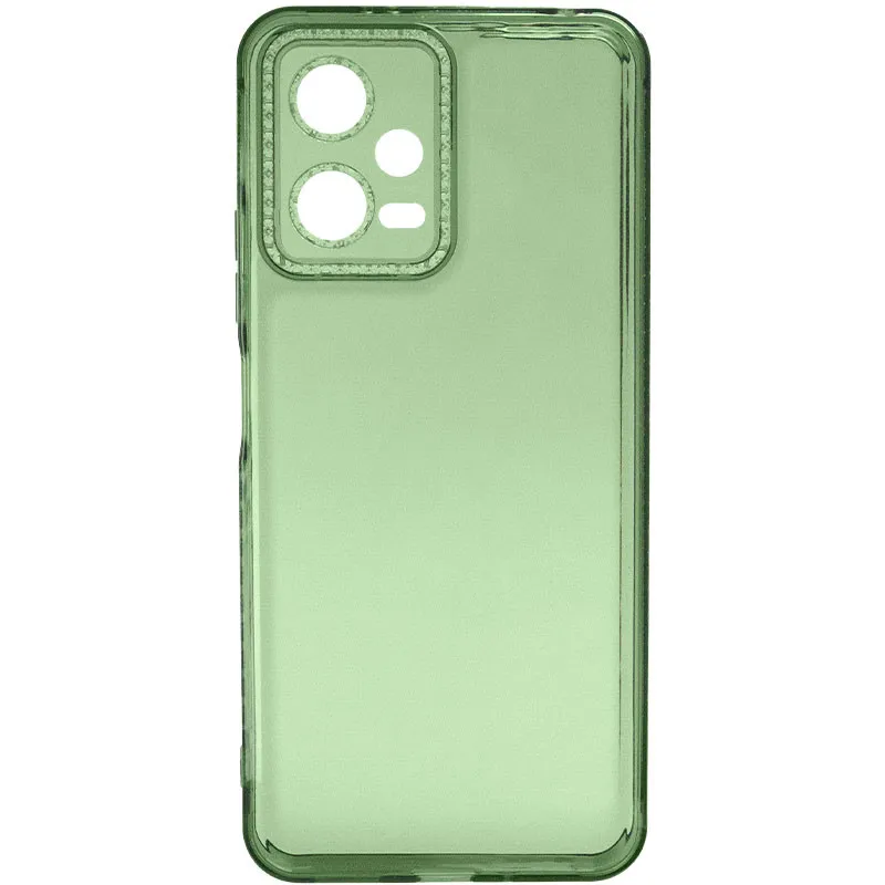 Чохол TPU Starfall Clear для Xiaomi Poco X5 5G / Redmi Note 12 5G Зелений — фото 4
