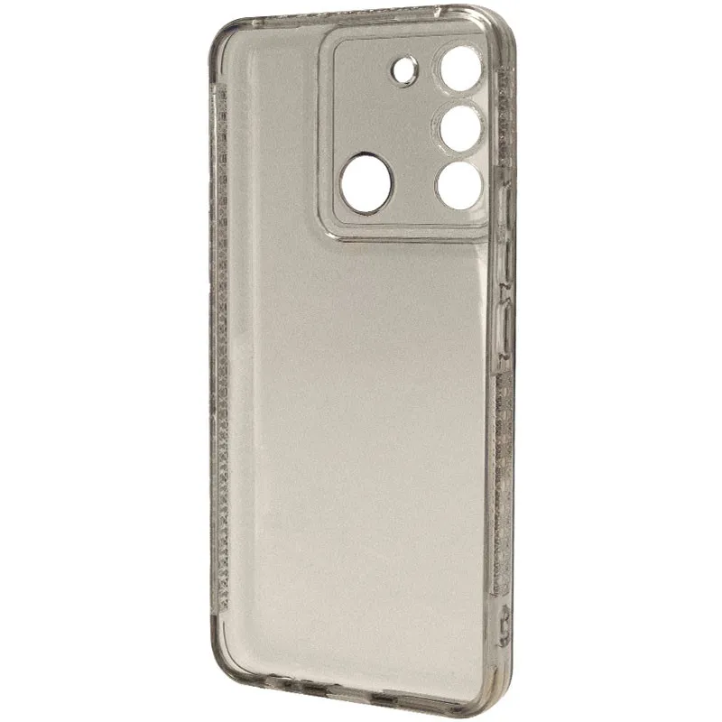 Чохол TPU Starfall Clear для Xiaomi Poco X5 5G / Redmi Note 12 5G Сірий — фото 3