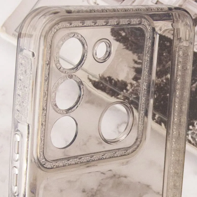 Чохол TPU Starfall Clear для Xiaomi Poco X5 5G / Redmi Note 12 5G Сірий — фото 5