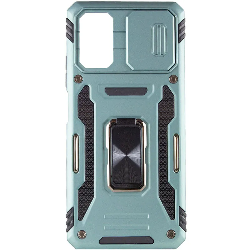 Ударостійкий чохол Camshield Army Ring для Xiaomi Poco X5 5G / Note 12 5G Зелений / Light Green — фото 3