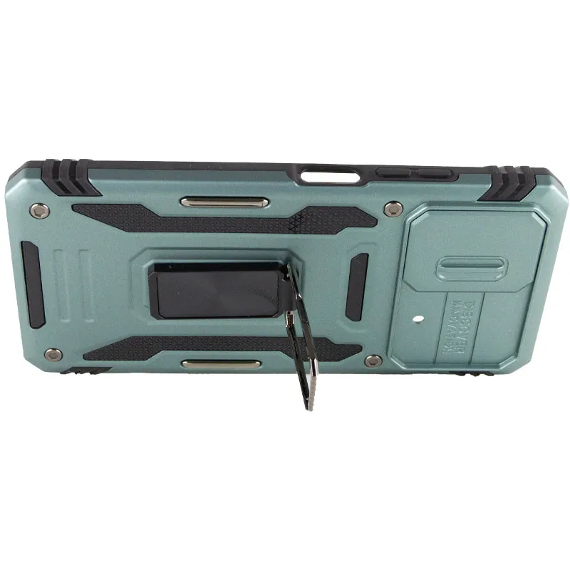 Ударостійкий чохол Camshield Army Ring для Xiaomi Poco X5 5G / Note 12 5G Зелений / Light Green — фото 5