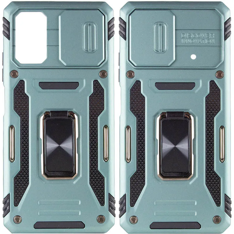 Ударостійкий чохол Camshield Army Ring для Xiaomi Poco X5 Pro 5G / Note 12 Pro 5G Зелений / Light Green
