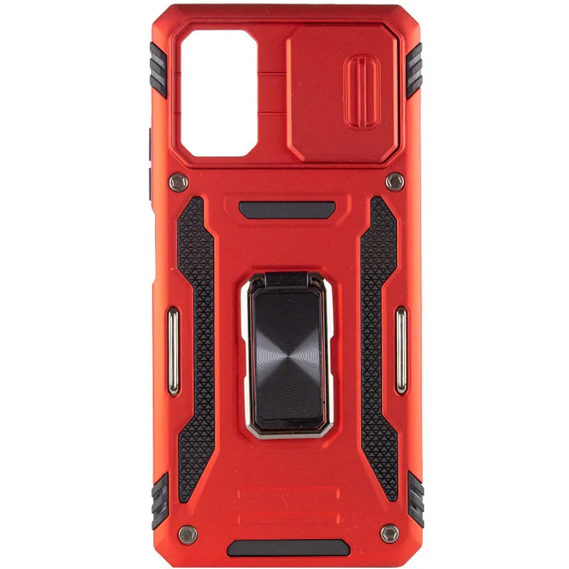 Ударостійкий чохол Camshield Army Ring для Xiaomi Poco X5 Pro 5G / Note 12 Pro 5G Червоний / Red — фото 3