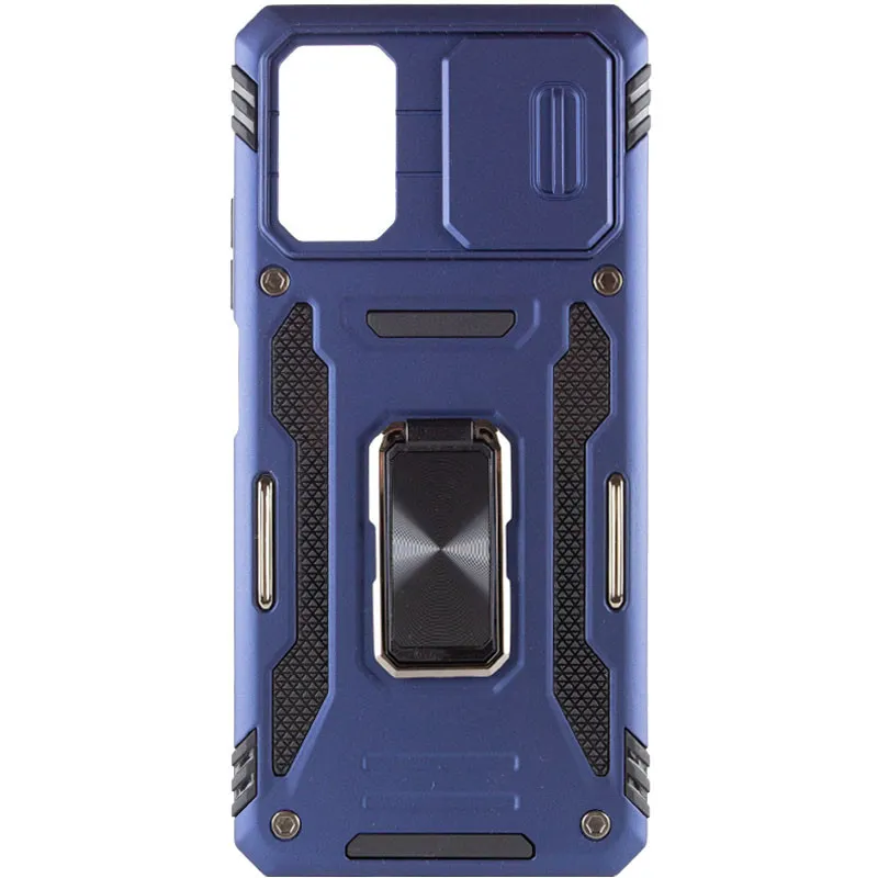 Ударостійкий чохол Camshield Army Ring для Xiaomi Poco X5 Pro 5G / Note 12 Pro 5G Синій / Navy — фото 3