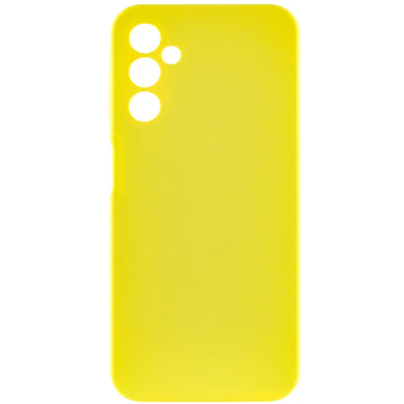Чохол Silicone Cover Lakshmi Full Camera для Samsung Galaxy A14 4G/5G Жовтий / Yellow
