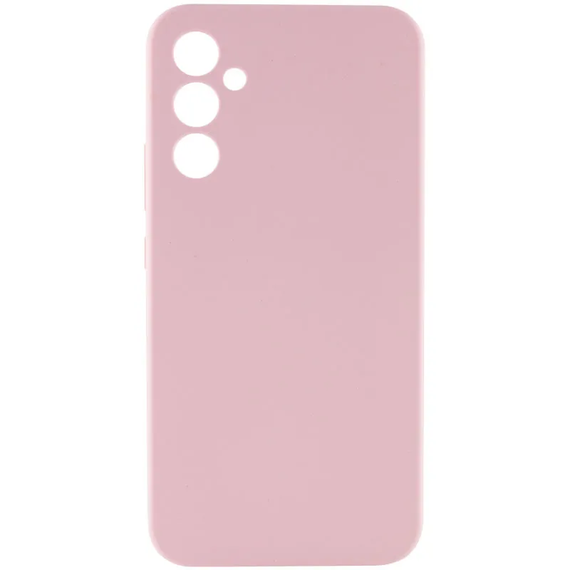 Чохол Silicone Cover Lakshmi Full Camera (AAA) для Samsung Galaxy A34 5G Рожевий / Pink Sand