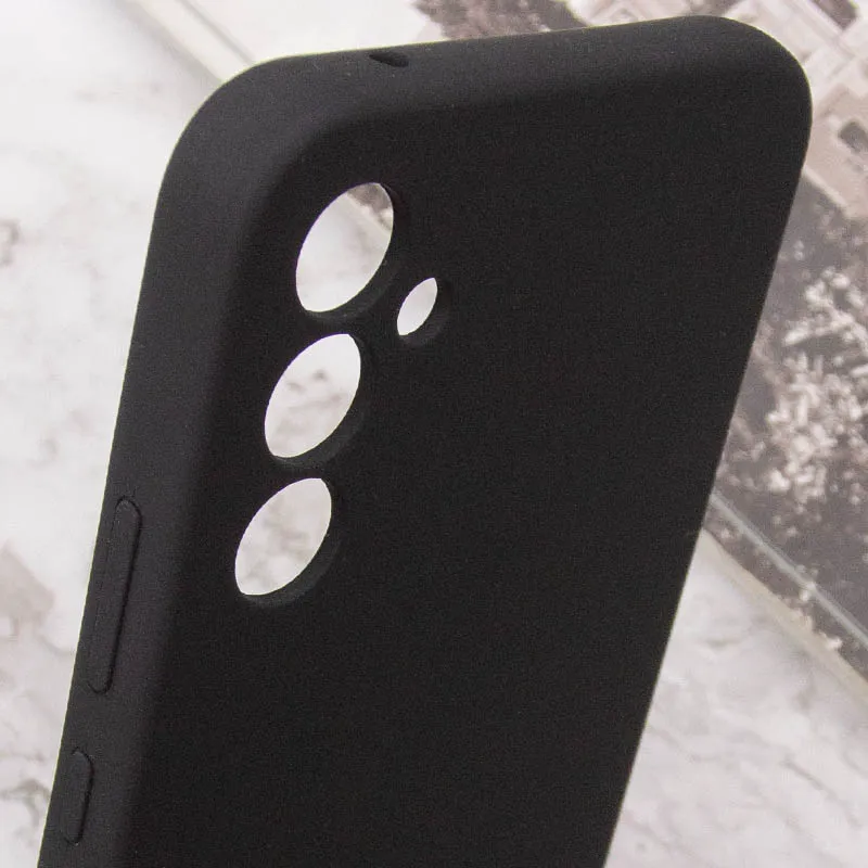 Чохол Silicone Cover Lakshmi Full Camera для Samsung Galaxy A34 5G Чорний / Black — фото 6