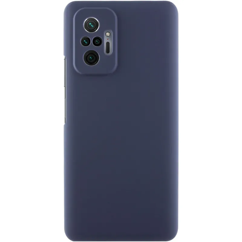 Чохол Silicone Cover Lakshmi Full Camera для Xiaomi Redmi Note 10 Pro / 10 Pro Max Темно-синій / Midnight blue