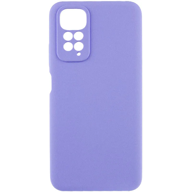 Чохол Silicone Cover Lakshmi Full Camera для Xiaomi Redmi Note 11 / Note 11S Бузковий / Dasheen