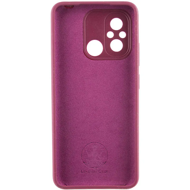 Чохол Silicone Cover Lakshmi Full Camera для Xiaomi Redmi 12C Бордовий / Plum — фото 4
