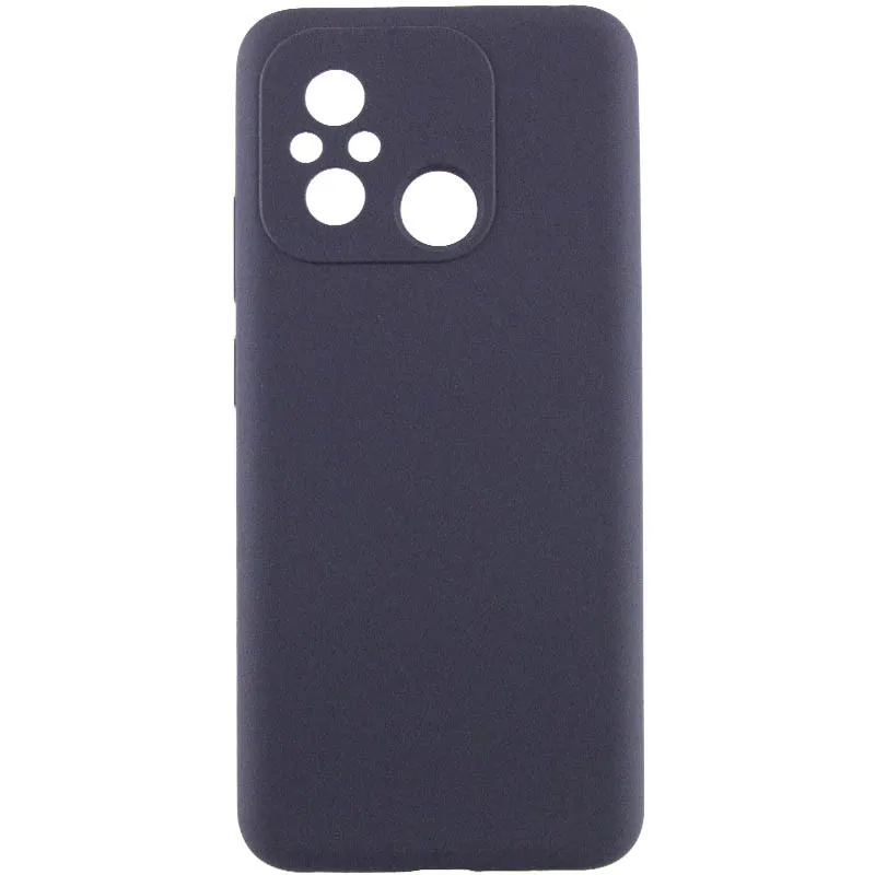 Чохол Silicone Cover Lakshmi Full Camera для Xiaomi Redmi 12C Сірий / Dark Gray