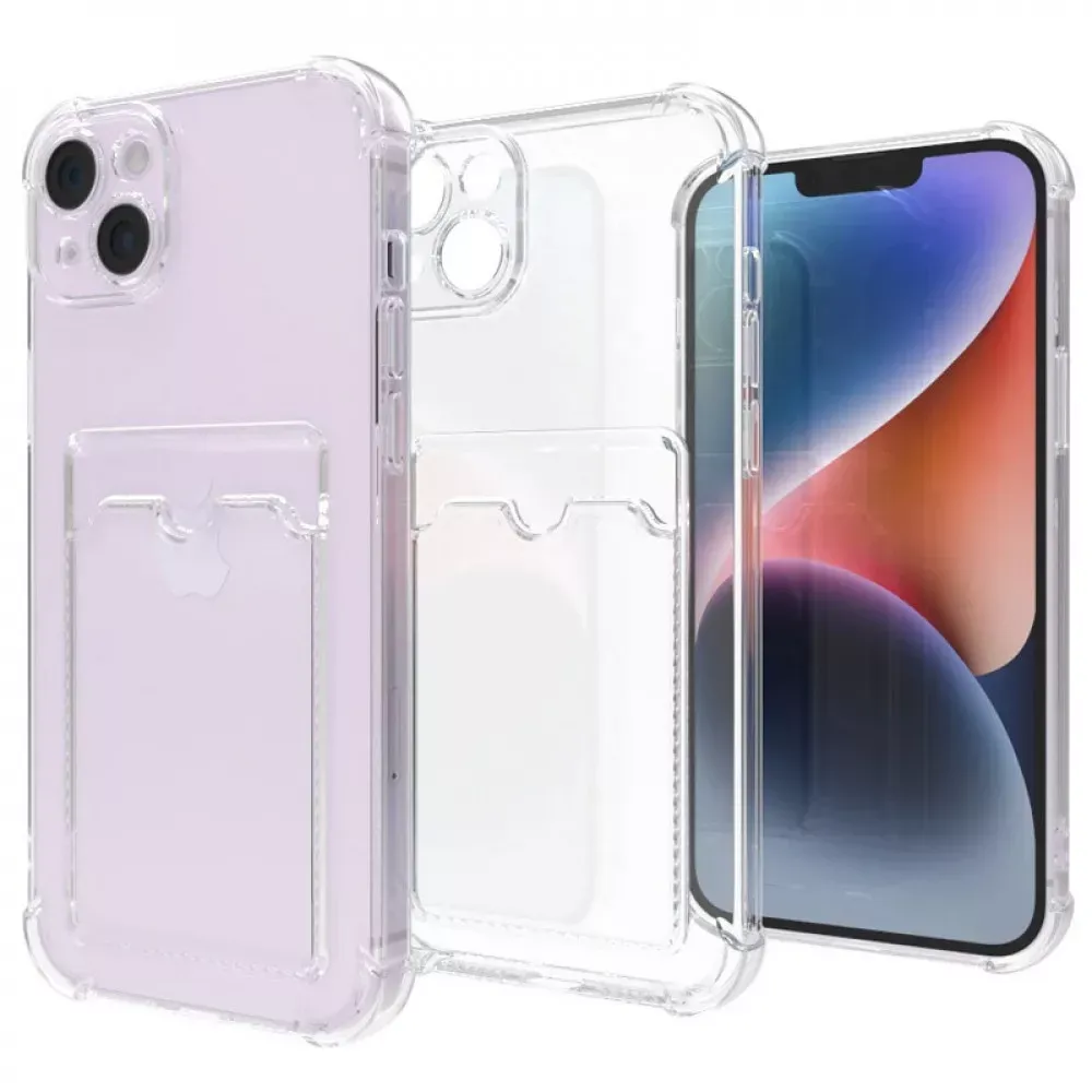 Clear Pocket TPU Case iPhone 15 Plus - фото 3