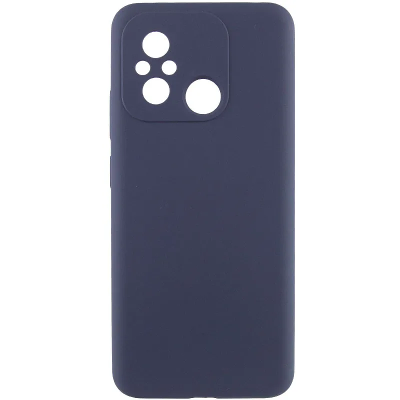 Чохол Silicone Cover Lakshmi Full Camera для Xiaomi Redmi 12C Темно-синій / Midnight blue