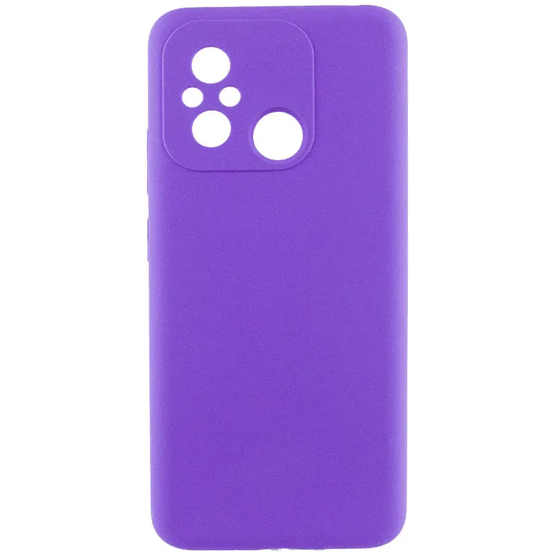 Чохол Silicone Cover Lakshmi Full Camera для Xiaomi Redmi 12C Фіолетовий / Amethyst