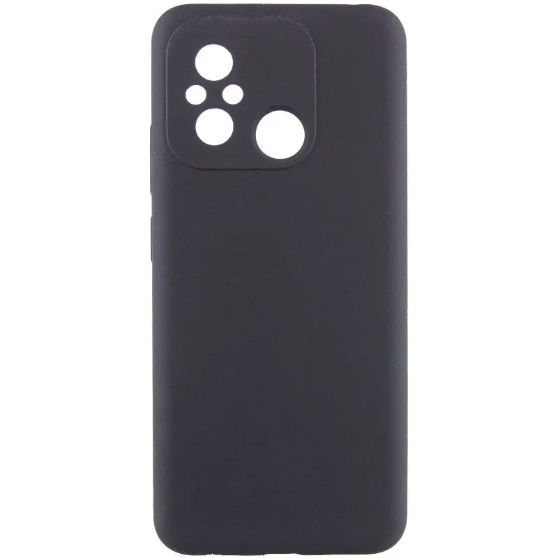Чохол Silicone Cover Lakshmi Full Camera для Xiaomi Redmi 12C Чорний / Black
