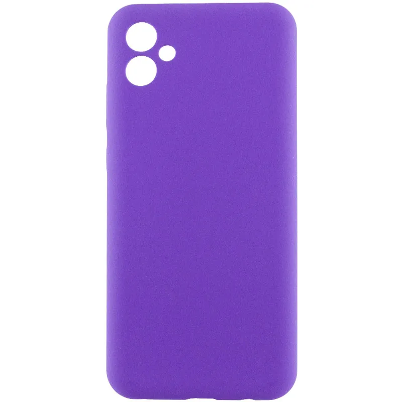Чохол Silicone Cover Lakshmi Full Camera для Samsung Galaxy A04e Фіолетовий / Amethyst