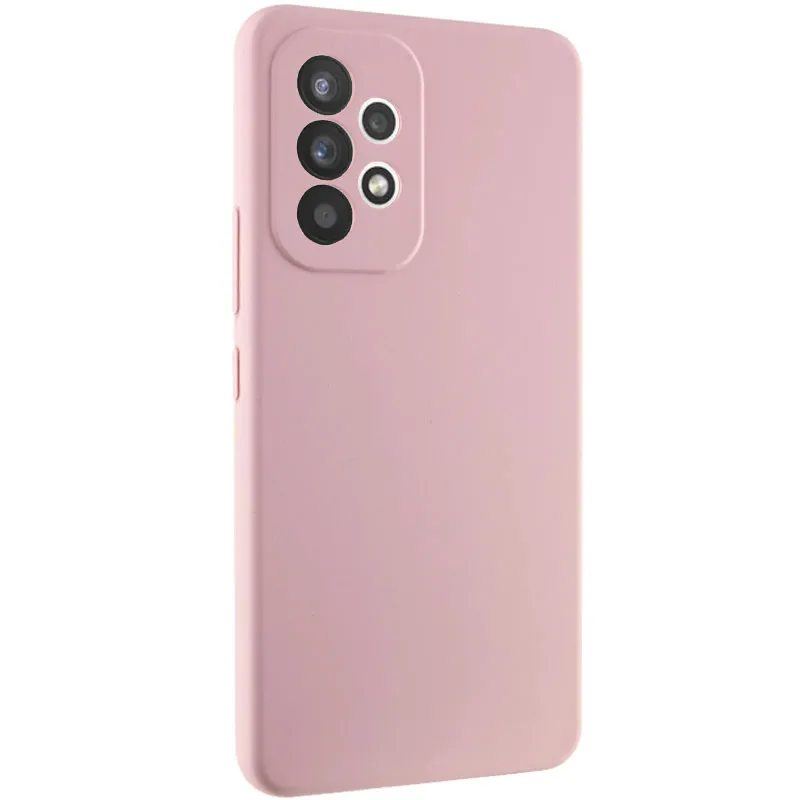 Чохол Silicone Cover Lakshmi Full Camera для Samsung Galaxy A53 5G Рожевий / Pink Sand