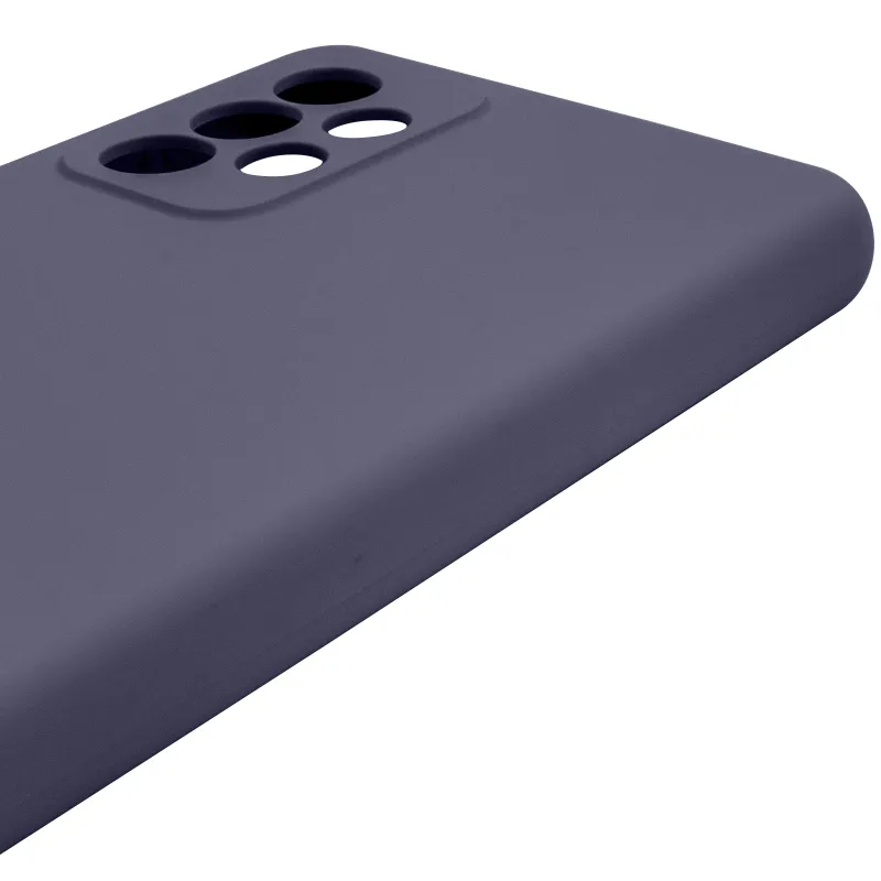 Чохол Silicone Cover Lakshmi Full Camera для Samsung Galaxy A52 4G / A52 5G / A52s Темно-синій / Midnight blue — фото 5