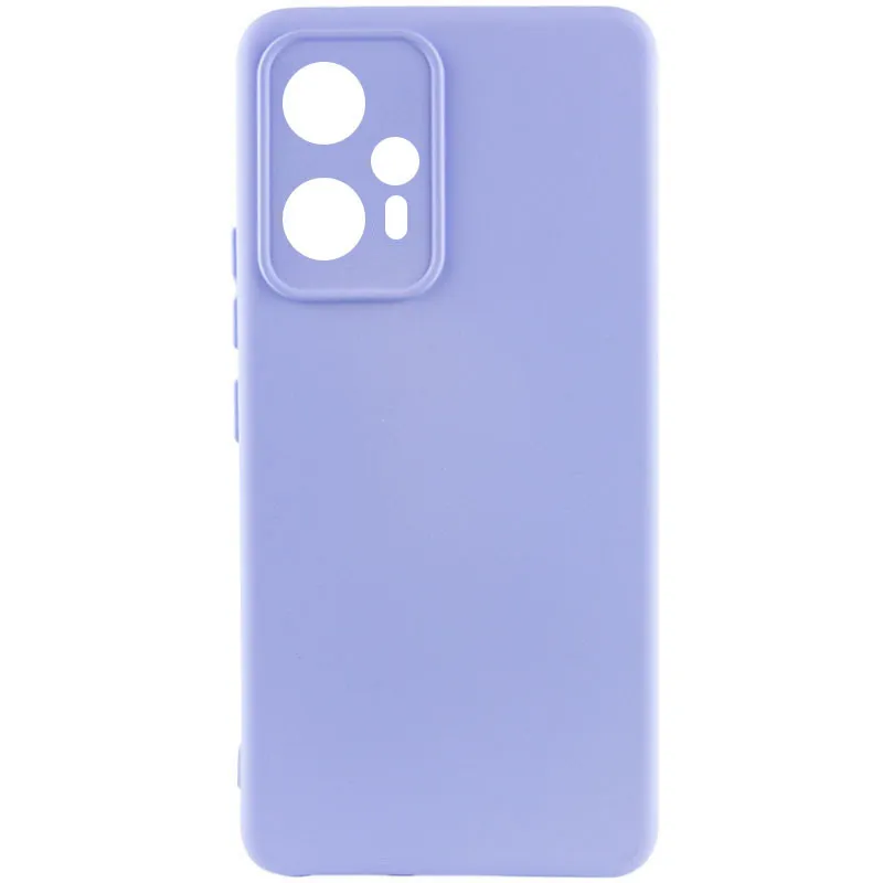 Чохол Silicone Cover Lakshmi Full Camera для Xiaomi Poco F5 / Note 12 Turbo Бузковий / Dasheen