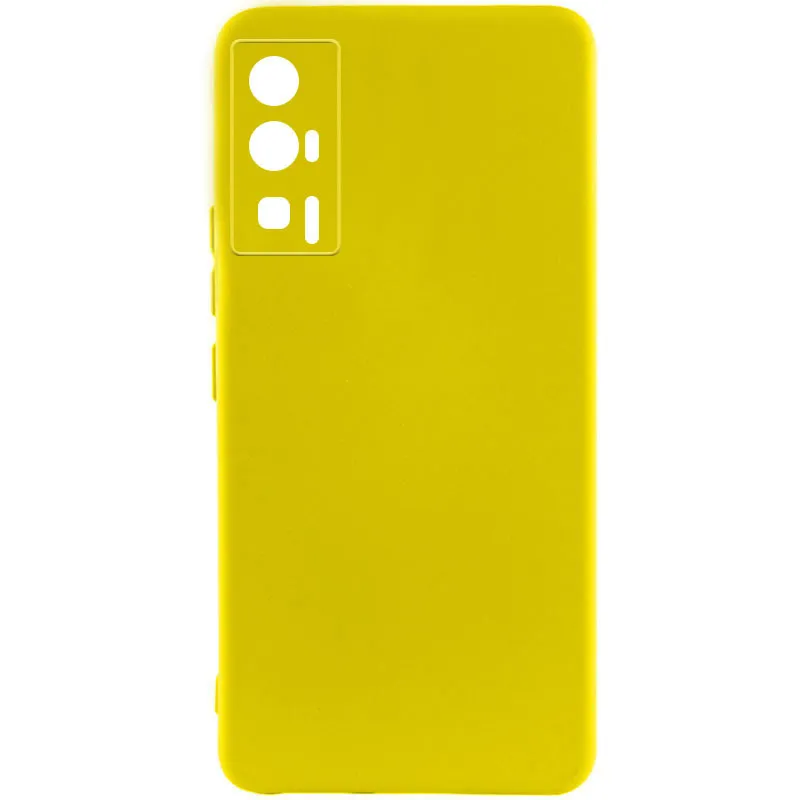 Чохол Silicone Cover Lakshmi Full Camera для Xiaomi Poco F5 Pro Жовтий / Flash