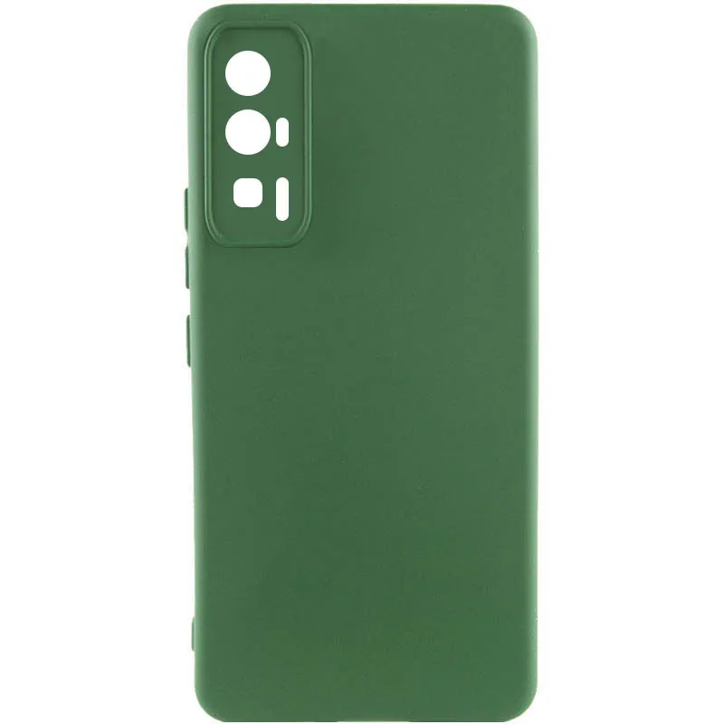 Чохол Silicone Cover Lakshmi Full Camera для Xiaomi Poco F5 Pro Зелений / Dark green