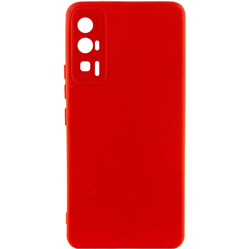 Чохол Silicone Cover Lakshmi Full Camera для Xiaomi Poco F5 Pro Червоний / Red
