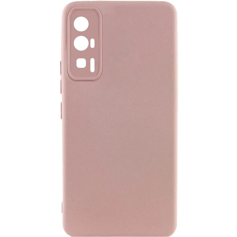 Чохол Silicone Cover Lakshmi Full Camera для Xiaomi Poco F5 Pro Рожевий / Pink Sand