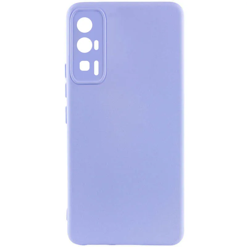 Чохол Silicone Cover Lakshmi Full Camera для Xiaomi Poco F5 Pro Бузковий / Dasheen