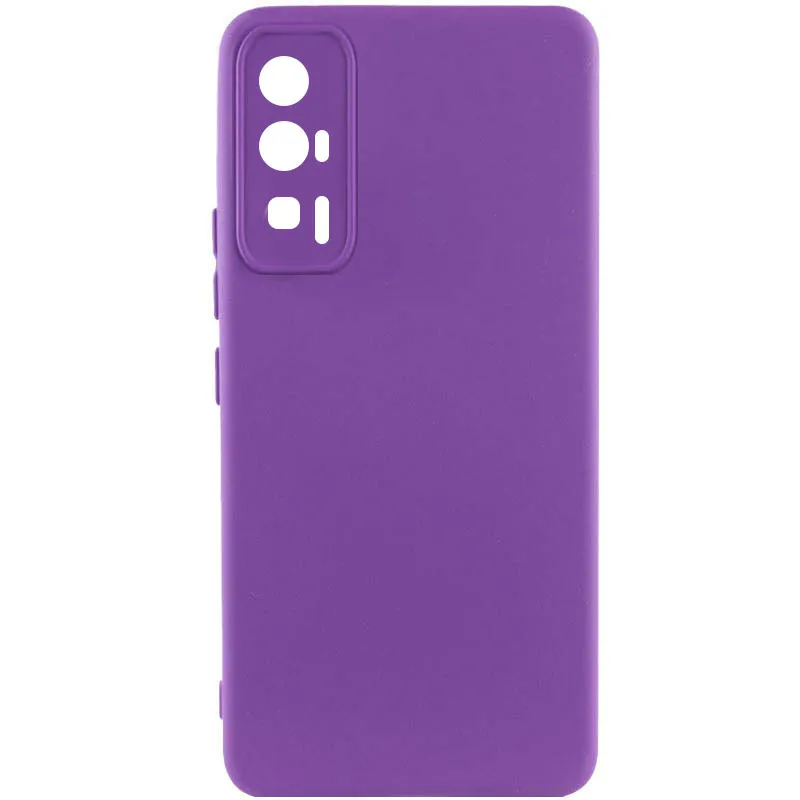 Чохол Silicone Cover Lakshmi Full Camera для Xiaomi Poco F5 Pro Фіолетовий / Purple
